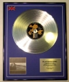 U2/LTD EDITION CD PLATINUM DISC/THE JOSHUA TREE