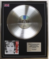 U2/LTD EDITION CD PLATINUM DISC/WAR
