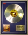 TUPAC/LTD EDITION CD PLATINUM DISC/RECORD/RESURRECTION - THIS IS MY STORY