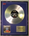 SIMPLE MINDS/LTD EDITION CD PLATINUM DISC/RECORD/THE BEST OF SIMPLE MINDS