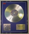 STONE ROSES/LTD EDITION CD PLATINUM DISC/RECORD/THE VERY BEST OF THE STONE ROSES