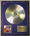 STEREOPHONICS/LTD EDITION CD PLATINUM DISC/RECORD/WORD GETS AROUND