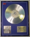 SCORPIONS/LTD EDITION CD PLATINUM DISC/RECORD/CRAZY WORLD