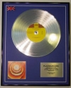 STEVIE WONDER/LTD EDITION CD PLATINUM DISC/RECORD/SONGS IN THE KEY OF LIFE
