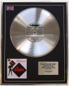 THE STRANGLERS/LTD EDITION CD PLATINUM DISC/RECORD/THE COLLECTION 1977 - 1982