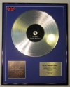 SNOW PATROL/LTD EDITION CD PLATINUM DISC/RECORD/A HUNDRED MILLION SUNS