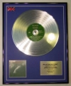 THE SMITHS/LTD EDITION CD PLATINUM DISC/RECORD/THE QUEEN IS DEAD