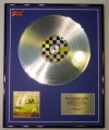 R.E.M./LTD EDITION CD PLATINUM DISC/RECORD/OUT OF TIME
