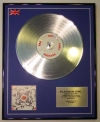 RED HOT CHILI PEPPERS/LTD EDITION CD PLATINUM DISC/RECORD/BLOOD SUGAR SEX MAGIK