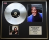 LUTHER VANDROSS/CD PLATINUM DISC & PHOTO DISPLAY/LIMITED EDITION/DANCE WITH MY FATHER