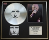 PHIL COLLINS/CD PLATINUM DISC & PHOTO DISPLAY/LIMITED EDITION/FACE VALUE