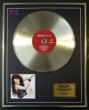 MILEY CYRUS/LTD. EDITION CD GOLD DISC/RECORD/