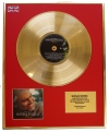 ANDREA BOCELLI/LTD. EDITION CD GOLD DISC/RECORD/THE BEST OF VIVERE