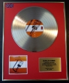 BILLY BRAGG/LTD. EDITION CD GOLD DISC/RECORD/LIFES A RIOT