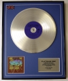 YES/LIMITED EDITION/CD PLATINUM DISC/RECORD/YES SONGS