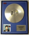 RICK ASTLEY/LIMITED EDITION/CD PLATINUM DISC/RECORD/HOLD ME IN YOUR ARMS