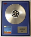 THE BOOMTOWN RATS/LIMITED EDITION/CD PLATINUM DISC/RECORD/A TONIC FOR THE TROOPS