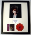 BOB DYLAN/PHOTO & CD DISPLAY LTD. EDITION OF THE ALBUM BLOOD ON THE TRACKS