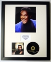 LUTHER VANDROSS/PHOTO & CD DISPLAY LTD. EDITION OF THE ALBUM DANCE WITH MY FATHER
