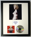 MADONNA/PHOTO & CD DISPLAY LTD. EDITION OF THE ALBUM YOU CAN DANCE