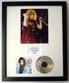 STEVIE NICKS/PHOTO & CD DISPLAY LTD. EDITION OF THE ALBUM TIME SPACE