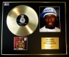 50 CENT/CD GOLD DISC & PHOTO DISPLAY/LTD. EDITION/COA/ALBUM GET RICH OR DIE TRYIN'