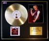 DAVID BOWIE/CD GOLD DISC & PHOTO DISPLAY/LTD. EDITION/COA/ALBUM NEVER LET ME DOWN