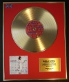 WHITNEY HOUSTON/LTD. EDITION CD GOLD DISC/RECORD/GREATEST HITS