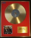 LIBERTY X/LTD. EDITION CD GOLD DISC/RECORD/THINKING IT OVER