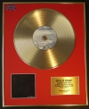 JACK JOHNSON/LTD. EDITION CD GOLD DISC/RECORD/ON AND ON