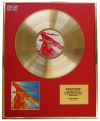 ALANIS MORISSETTE/LTD. EDITION CD GOLD DISC/RECORD/UNDER RUG SWEPT