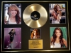 MILEY CYRUS/GIGANTIC CD GOLD DISC & PHOTO DISPLAY/LTD EDITION/COA/THE TIME OF OUR LIVES