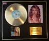 TAYLOR SWIFT/CD GOLD DISC & PHOTO DISPLAY/LTD. EDITION/COA/TAYLOR SWIFT