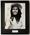 BOB MARLEY/FRAMED PHOTO (3)