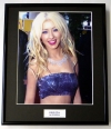 CHRISTINA AGUILERA/FRAMED PHOTO (5)