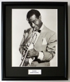 LOUIS ARMSTRONG/FRAMED PHOTO