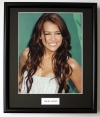 MILEY CYRUS/FRAMED PHOTO (1)