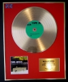 TOM JONES/LTD EDITION CD GOLD DISC/