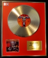 IRON MAIDEN/LTD. EDITION CD GOLD DISC/RECORD 