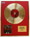 ALICE COOPER/LTD. EDITION CD GOLD DISC/RECORD/