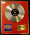 DEF LEPPARD/LTD. EDITION CD GOLD DISC/RECORD/