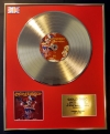 BRUCE DICKINSON/LTD. EDITION CD GOLD DISC/RECORD/