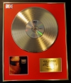 TUNDER/LTD. EDITION CD GOLD DISC/RECORD/