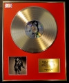 LENNY KRAVITZ/LTD. EDITION CD GOLD DISC/RECORD/
