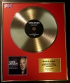 TOM JONES/LTD. EDITION CD GOLD DISC/RECORD/