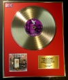 BLACK SABBATH/LTD. EDITION CD GOLD DISC/RECORD/