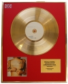 AEROSMITH/LTD. EDITION CD GOLD DISC/RECORD/