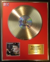 THUNDER/LTD. EDITION CD GOLD DISC/RECORD/