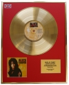 ALICE COOPER/LTD. EDITION CD GOLD DISC/RECORD/