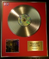 MEGADETH/LTD. EDITION CD GOLD DISC/RECORD/